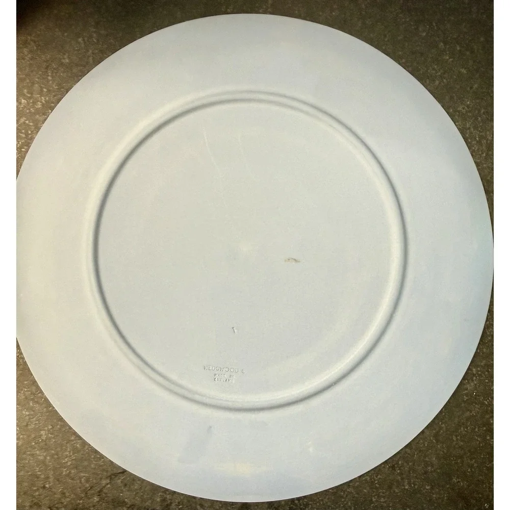 Wedgwood Jasperware Blue Lot Silver Jubilee Plate Wedding Plate & Vase England